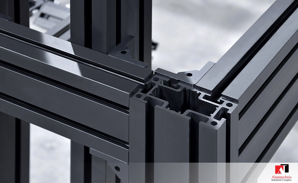 قیمت پروفیل آلومینیوم شیاردار صنعتی